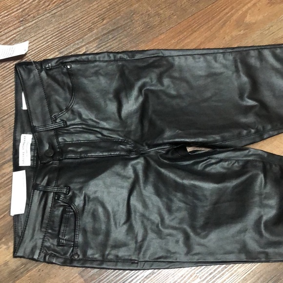 Social Standard by sanctuary mid rise ankle skinny pants coated finish - Picture 3 of 14